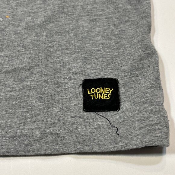 Daffy Duck Shirt Adult Large Gray Looney Tunes Despicible Money Bags Tee Men - Picture 3 of 12